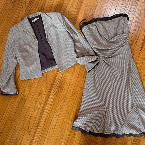 Strapless Dress with Matching Jacket - Picture 1 of 1